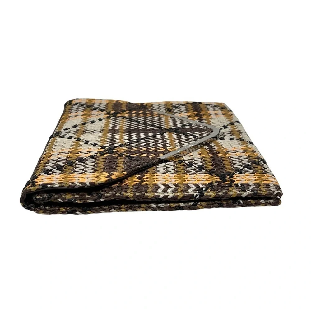 BCBGeneration (BCBG) Oversized Envelope Woven Straw 12